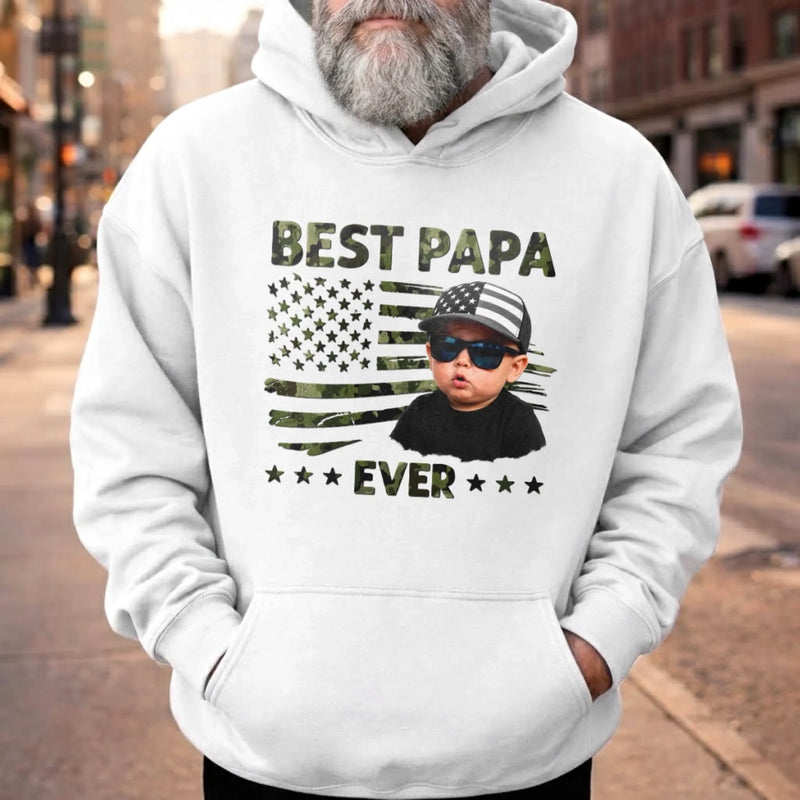 Custom Photo Unisex T-shirt, Premium T-shirt, Hoodie - Personalized Father's Day Birthday Gifts For Dad, Grandpa - Dad Makes Life Extra Special