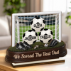Custom LA 2026 Soccer Dad 2-Layered Wooden Plaque - Personalized Father's Day Gifts For Dad, Grandpa, Soccer Lovers, Sports Fans, Sports Lovers - Game Day, Dad Day