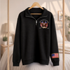 Unisex Quarter Zip Sweatshirt - America 250th Anniversary Gifts For Mom, Dad, Brother, Sister, Kids - Timeless USA Spirit