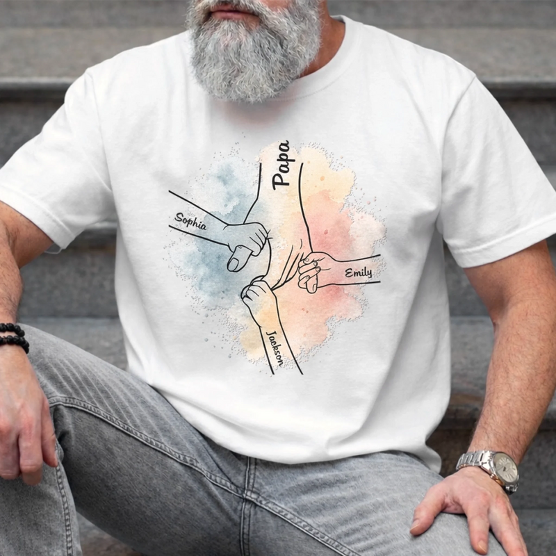 Custom Unisex T-shirt, Premium T-shirt, Hoodie - Personalized Father's Day Gifts For Dad, Grandpa - You Are My Forever Hero Dad