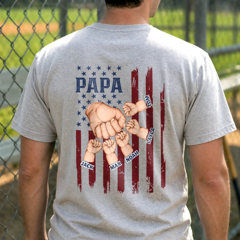 Custom Unisex T-shirt - Personalized Father's Day Birthday Gifts For Dad, Grandpa - Style Meets Sentiment