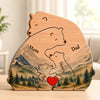 Custom Shaped Wooden Art Puzzle - Personalized Father's Day Birthday Gifts For Dad, Grandpa - Family Is Our Greatest Adventure