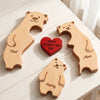 Custom Shaped Wooden Art Puzzle - Personalized Father's Day Birthday Gifts For Dad, Grandpa - Together Is Our Favorite Place