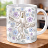 Custom 3D Inflated Effect Printed Mug - Personalized Birthday Gifts For Mom, Grandma - Tiny Hands, Big Heart
