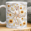 Custom 3D Inflated Effect Printed Mug - Personalized Birthday Gifts For Mom, Grandma - Her Little Sunshines