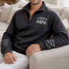 Custom Unisex Quarter Zip Sweatshirt - Personalized Father's Day Birthday Gifts For Dad, Grandpa - My Greatest Blessings Call Me Papa