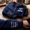 Custom Unisex Quarter Zip Sweatshirt - Personalized Father's Day Birthday Gifts For Dad, Grandpa - Dad Makes Every Memory Better
