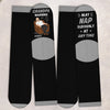 Custom Crew Socks - Personalized Father's Day Gifts For Dad, Grandpa - Sleepiest Legend Alive