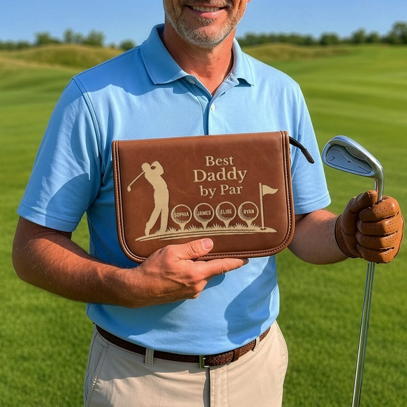 Custom Golf Bag - Personalized Father's Day Birthday Golf Gifts For Dad, Grandpa - Meet Me On The Green
