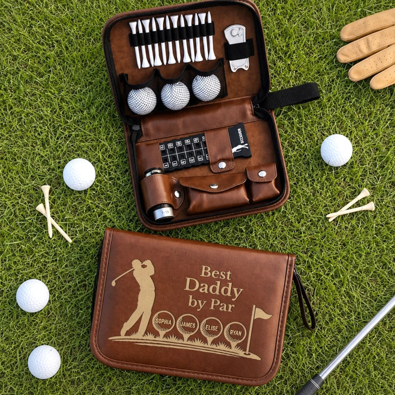 Custom Golf Bag - Personalized Father's Day Birthday Golf Gifts For Dad, Grandpa - Meet Me On The Green