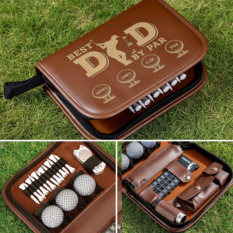 Custom Golf Bag - Personalized Father's Day Birthday Golf Gifts For Dad, Grandpa - Fairways And Good Days