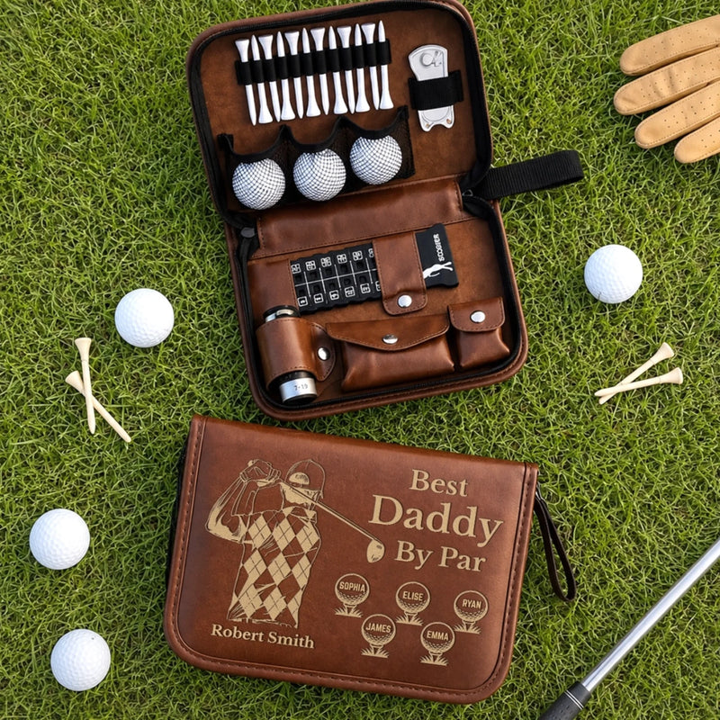 Custom Golf Bag - Personalized Father's Day Birthday Golf Gifts For Dad, Grandpa - Swing Hard Stay Humble