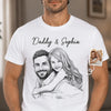 Custom Photo Unisex T-shirt, Premium T-shirt, Hoodie - Personalized Father's Day Birthday Gifts For Dad, Grandpa, Husband - Side By Side With Dad Always