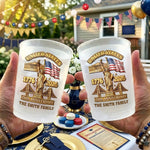 Custom Party Cups - Personalized America 250th Anniversary Gifts For Mom, Dad, Brother, Sister, Kids - The Land Of The Free