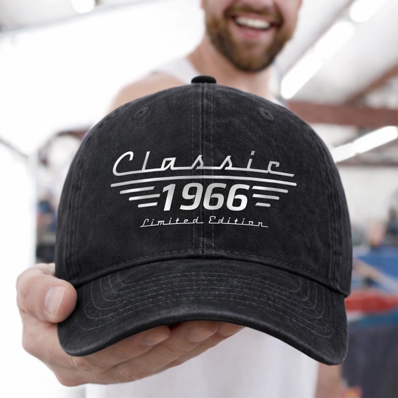 Custom Vintage Washed Denim Baseball Cap - Personalized Father's Day Birthday Gifts For Dad, Grandpa, Family, Yourself - Dad Makes Every Day Stronger