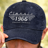 Custom Vintage Washed Denim Baseball Cap - Personalized Father's Day Birthday Gifts For Dad, Grandpa, Family, Yourself - Dad Makes Every Day Stronger