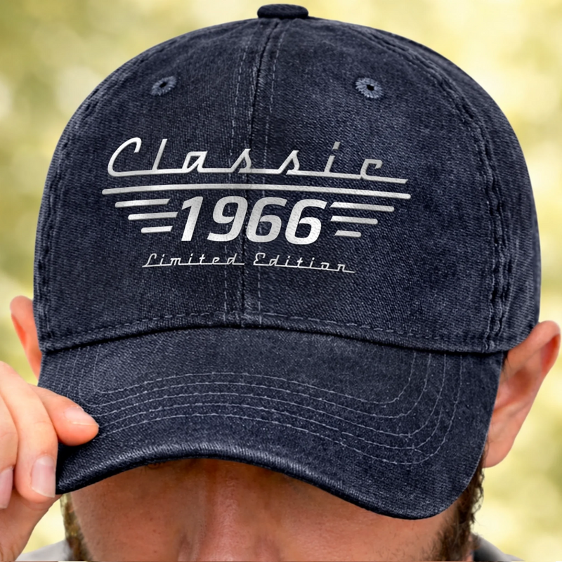 Custom Vintage Washed Denim Baseball Cap - Personalized Father's Day Birthday Gifts For Dad, Grandpa, Family, Yourself - Dad Makes Every Day Stronger