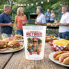 Custom Photo Party Cups - Personalized Retirement Gifts For Women, Men - The Legend Has Retired