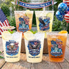 Custom Party Cups - Personalized America 250th Anniversary Gifts For Mom, Dad, Brother, Sister, Kids - Cheers To 250 Years America