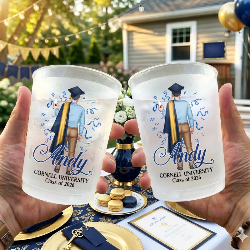 Custom Graduation Cups - Personalized Graduation Gifts For Him, Her - Success Looks Good On You