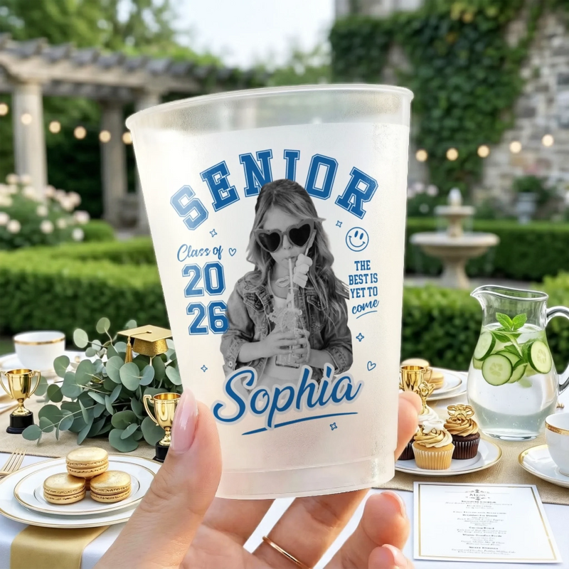 Custom Photo Graduation Cups - Personalized Graduation Gifts For Him, Her - The best Is Yet To Come