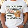 Custom Unisex T-shirt, Premium T-shirt, Hoodie - Personalized Father's Day Gifts For Dog Cat Lovers, Dog Dad And Mom, Cat Owners - Blessed By Paws & Love