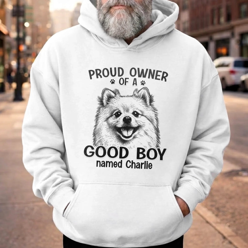 Custom Photo Unisex T-shirt, Premium T-shirt, Hoodie - Personalized Father's Day Gifts For Dog Cat Lovers, Dog Dad And Mom, Cat Owners - My Pet My Little Happiness