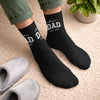 Custom Crew Socks - Personalized Father's Day Gifts For New Dads, New Grandpas - Promoted To Dad
