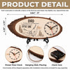 Custom Wooden Clock - Personalized Father's Day Birthday Gifts For Dad, Grandpa - Forever Lucky To Have Dad