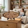 Custom Wooden Clock - Personalized Father's Day Birthday Gifts For Dad, Grandpa - Forever Lucky To Have Dad
