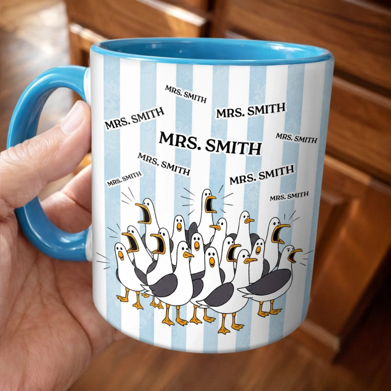 Custom Accent Mug - Personalized Funny Gifts For Teachers - Peak Teacher Life