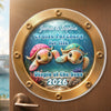 Custom Cruise Ship Door Magnet - Personalized Anniversary Wedding Gifts For Husband And Wife, Him And Her - Catch Us Cruising