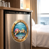 Custom Cruise Ship Door Magnet - Personalized Anniversary Wedding Gifts For Husband And Wife, Him And Her - Catch Us Cruising