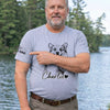 Custom Unisex T-Shirt With Design On Sleeve - Personalized Father's Day Gifts For Dog Cat Lovers, Dog Dad And Mom, Cat Owners - My Little Happiness