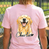 Custom Photo Unisex T-shirt - Personalized Birthday Gifts For Dog Cat Lovers, Dog Dad And Mom, Cat Owners - My Fluffy Bestie