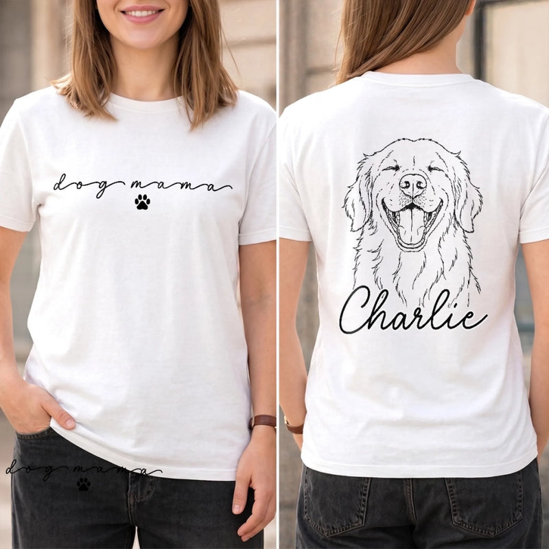 Custom Photo Unisex T-shirt - Personalized Birthday Gifts For Dog Cat Lovers, Dog Dad And Mom, Cat Owners - Fur Mama Mood