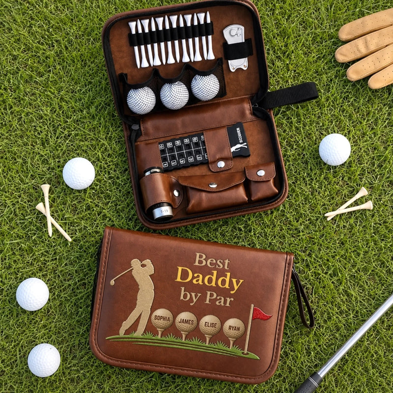 Custom Golf Bag - Personalized Father's Day Birthday Golf Gifts For Dad, Grandpa - Born To Chase Birdies