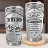 Custom Tumbler - Personalized Birthday Gifts For Son - For The Son Who Means Everything