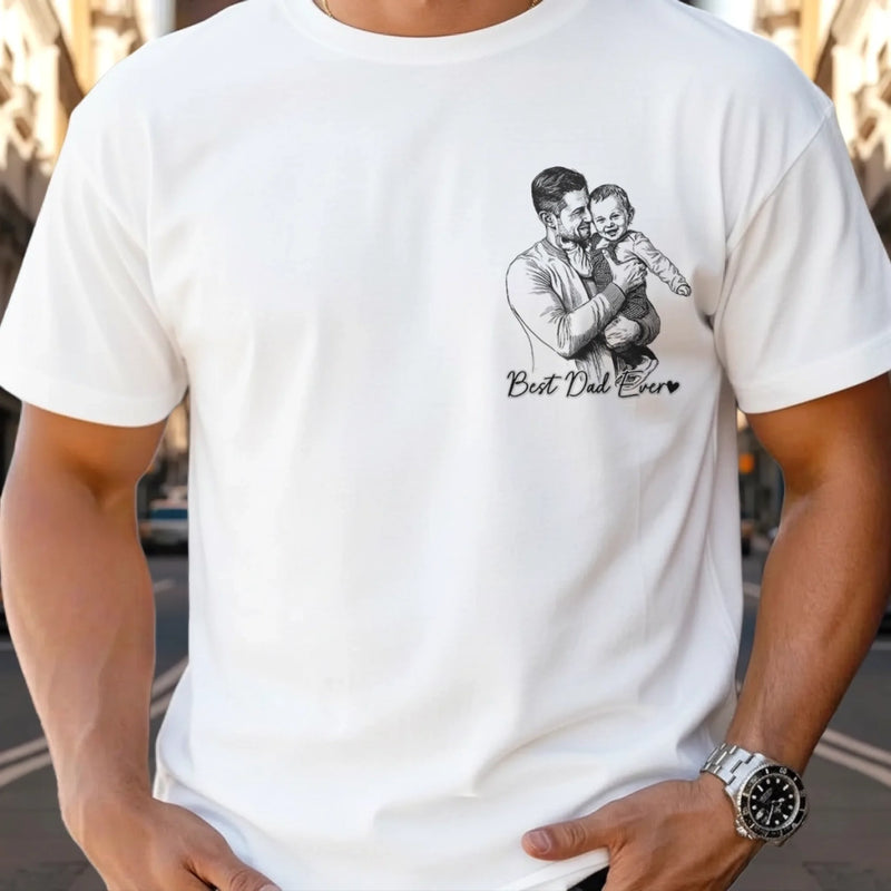 Custom Photo T-shirt, Hoodie - Personalized Father's Day Birthday Gifts For Dad, Grandpa - Dad, You’re One Of A Kind