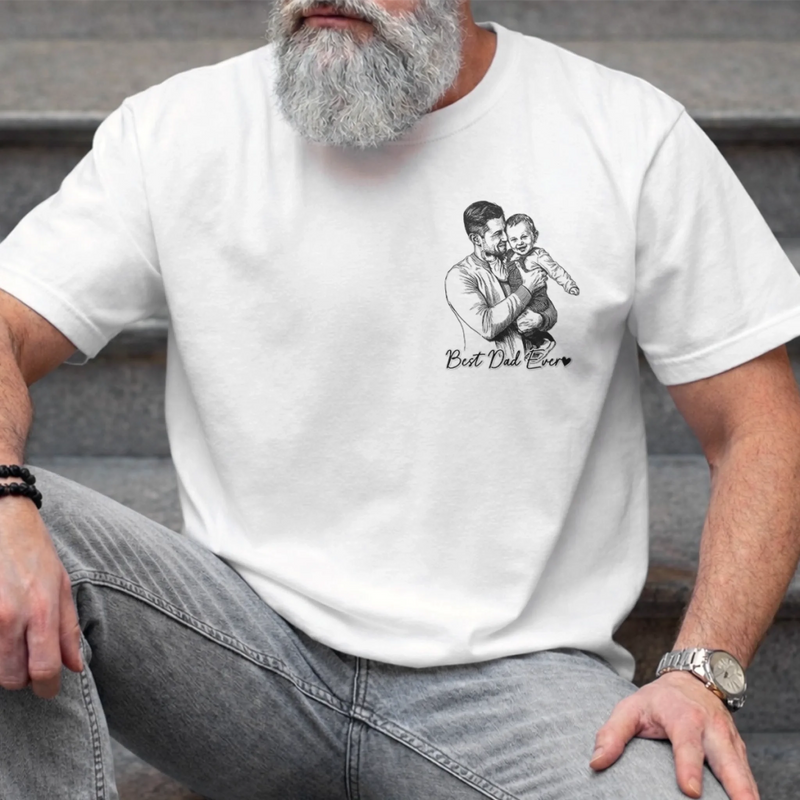Custom Photo T-shirt, Hoodie - Personalized Father's Day Birthday Gifts For Dad, Grandpa - Dad, You’re One Of A Kind