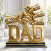 Custom Acrylic Plaque - Personalized Father's Day Birthday Gifts For Dad, Grandpa - Your Strength Grows Us