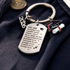Custom Graduation Keychain - Personalized Graduation Gifts For Him, Her - Never Alone, Always Loved