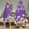 Custom Snuggle Blanket, Hoodie Blanket - Personalized Best Friend Birthday Gifts For Women, Besties, Sisters, BFF - Snuggle Season Ready