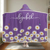 Custom Snuggle Blanket, Hoodie Blanket - Personalized Best Friend Birthday Gifts For Women, Besties, Sisters, BFF - Snuggle Season Ready