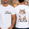 Custom Photo Unisex T-shirt - Personalized Father's Day Birthday Gifts For Dog Cat Lovers, Dog Dad And Mom, Cat Owners - Paws Made Me Happy