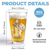 Custom Photo Beer Glass - Personalized Father's Day Birthday Gifts For Dog Cat Lovers, Dog Dad And Mom, Cat Owners - Best Dog Dad Ever