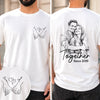 Custom Photo Unisex T-shirt - Personalized Anniversary Wedding Gifts For Husband And Wife, Him And Her - Love In Every Line