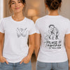 Custom Photo Unisex T-shirt - Personalized Anniversary Wedding Gifts For Husband And Wife, Him And Her - Love In Every Line