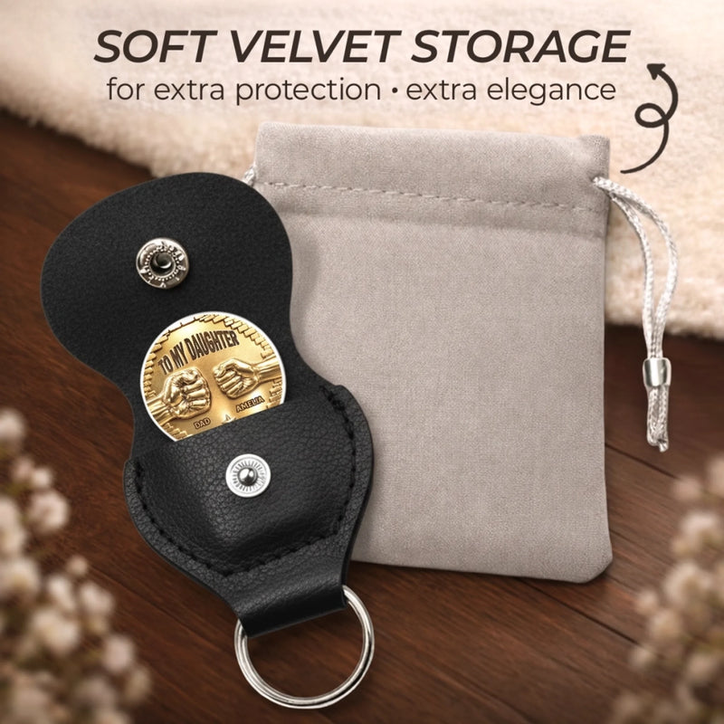 Custom Pocket Hug - Personalized Birthday Gifts For Daughter - A Reminder She’ll Carry Forever