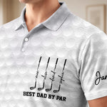 Custom All Over Print Polo Shirt - Personalized Father's Day Birthday Golf Gifts For Dad, Grandpa - Good Times And Tee Lines